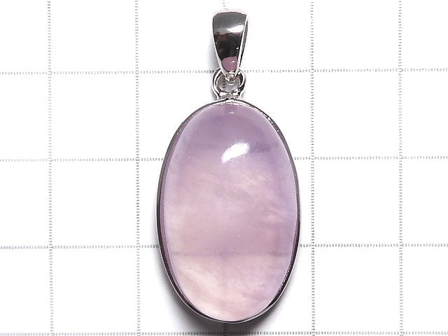 [Video][One of a kind] Morganite AAA Pendant Silver925 NO.108