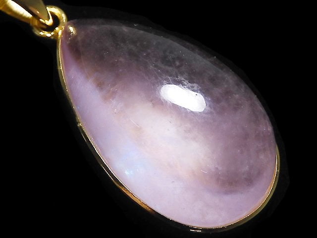 [Video][One of a kind] Morganite AAA Pendant 18KGP NO.114