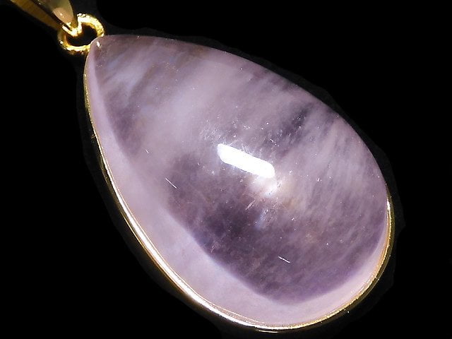 [Video][One of a kind] Morganite AAA Pendant 18KGP NO.116