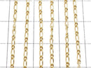 14KGF Figaro (long and short) chain 1.5mm 10cm