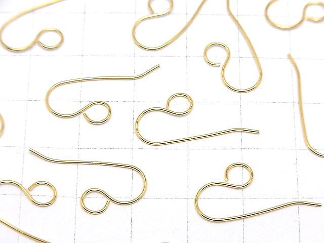 Silver925  Earwire 24x11mm 18KGP 2pairs