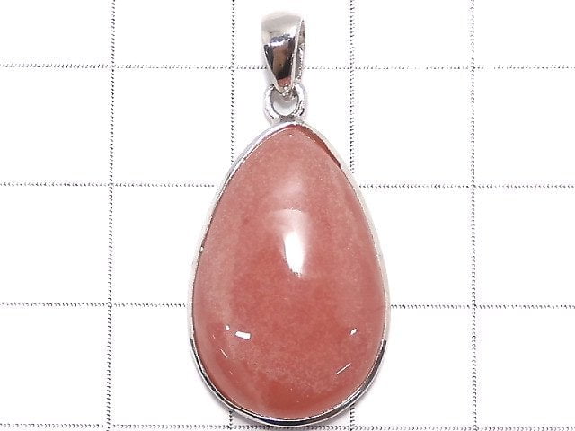 [Video][One of a kind] Rhodochrosite AAA Pendant Silver925 NO.9