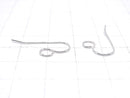 Silver925  Earwire 24x11mm No coating  2pairs