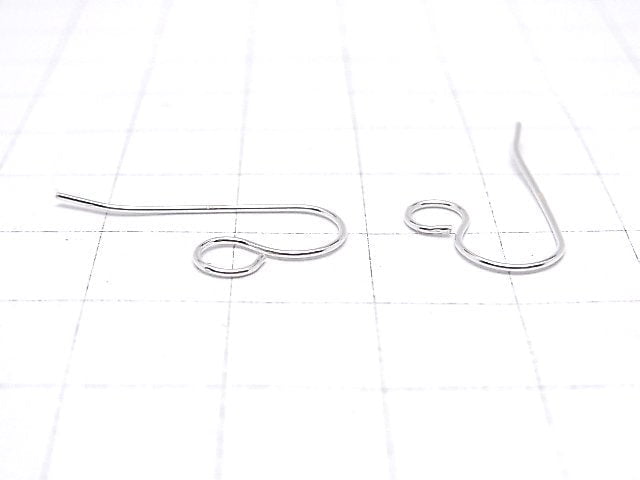 Silver925  Earwire 24x11mm No coating  2pairs