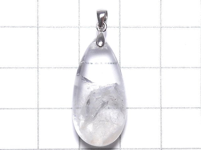 [Video][One of a kind] Crystal in Quartz Pendant Silver925 NO.116