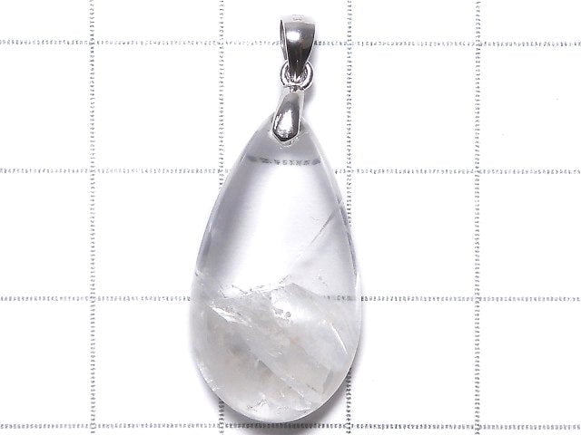 [Video][One of a kind] Crystal in Quartz Pendant Silver925 NO.118