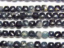 [Video]High Quality! Indigolite Tourmaline AA Cube Shape 4x4x4mm half or 1strand beads (aprx.15inch/36cm)