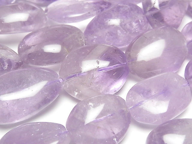 [Video]High Quality Light Color Amethyst AA++ Nugget half or 1strand beads (aprx.15inch/36cm)
