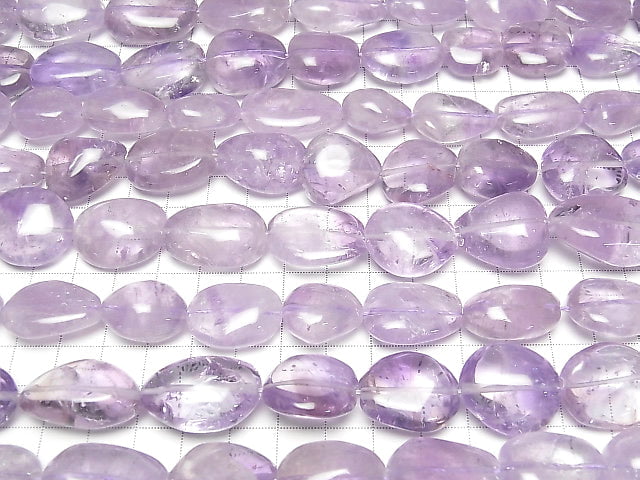 [Video]High Quality Light Color Amethyst AA++ Nugget half or 1strand beads (aprx.15inch/36cm)