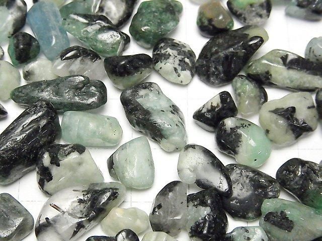Brazilian Emerald AA Undrilled Chips 100 grams