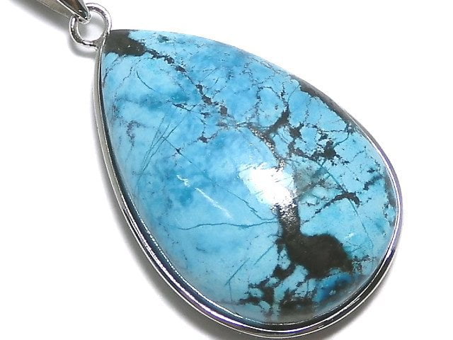 [Video][One of a kind] Chrysocolla AAA Pendant Silver925 NO.40