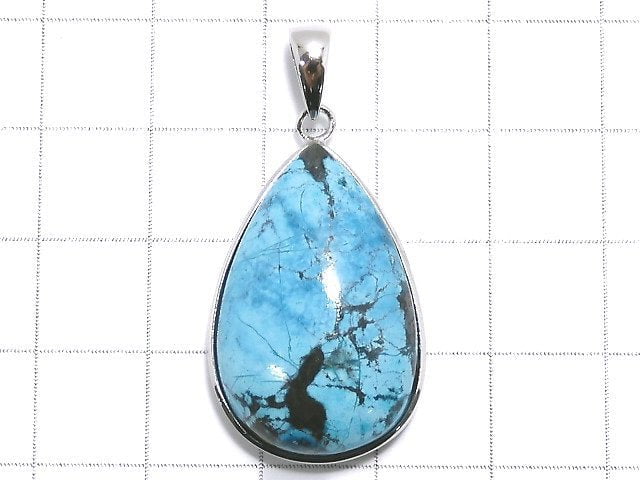 [Video][One of a kind] Chrysocolla AAA Pendant Silver925 NO.40