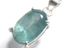 [Video][One of a kind] Aqua Kyanite AAA- Pendant Silver925 NO.27