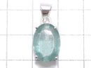 [Video][One of a kind] Aqua Kyanite AAA- Pendant Silver925 NO.28