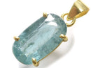 [Video][One of a kind] Aqua Kyanite AAA- Pendant 18KGP NO.36