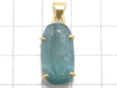 [Video][One of a kind] Aqua Kyanite AAA- Pendant 18KGP NO.39