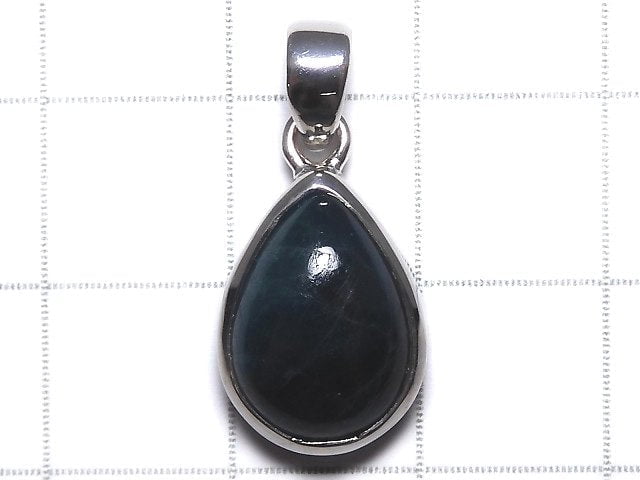 [Video][One of a kind] Grandidierite AAA Pendant Silver925 NO.17