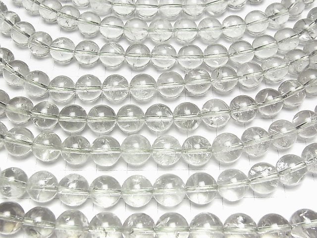 [Video] Green Amethyst AA++ Round 10mm 1/4-1strand beads (aprx.15inch/38cm)