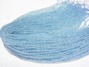 [Video]High Quality Blue color Topaz AAA- Round 3mm 1strand beads (aprx.15inch/37cm)