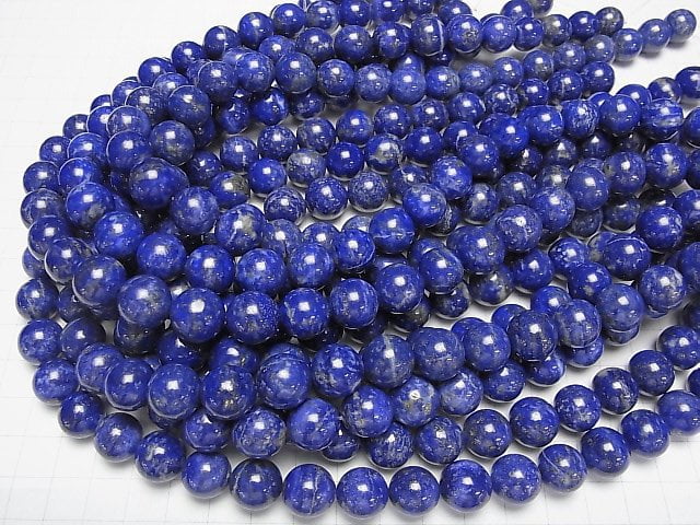 [Video] Lapislazuli AA+ Round 12mm half or 1strand beads (aprx.15inch/37cm)