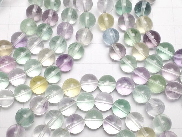 [Video] Multicolor Fluorite AAA Round 8mm Bracelet