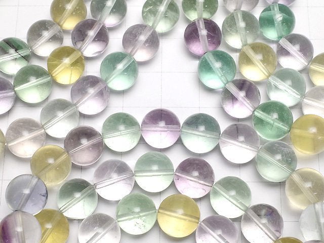 [Video] Multicolor Fluorite AAA Round 10mm Bracelet