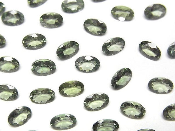 [Video]High Quality Green Apatite AAA- Loose stone Oval Faceted 6x4mm 2pcs