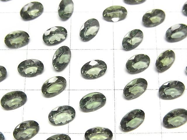 [Video]High Quality Green Apatite AAA- Loose stone Oval Faceted 6x4mm 2pcs