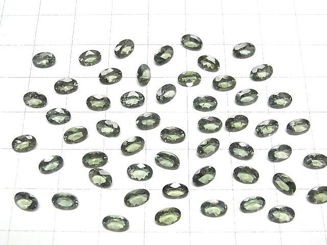 [Video]High Quality Green Apatite AAA- Loose stone Oval Faceted 6x4mm 2pcs