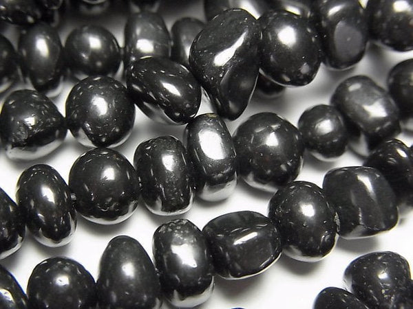 [Video] Shungite AAA Small Nugget (Chips) 1strand beads (aprx.15inch/38cm)