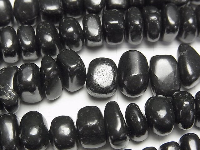 [Video] Shungite AAA Small Nugget (Chips) 1strand beads (aprx.15inch/37cm)