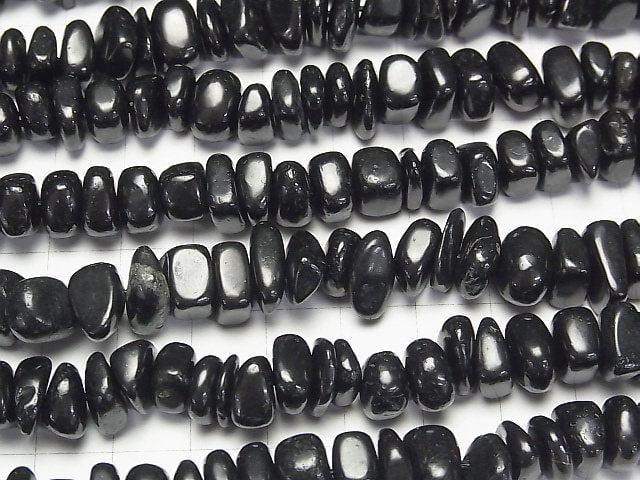 [Video] Shungite AAA Small Nugget (Chips) 1strand beads (aprx.15inch/37cm)