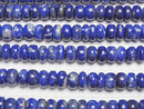 [Video] Lapislazuli AA+ Rondelle 6x6x4mm half or 1strand beads (aprx.15inch/38cm)