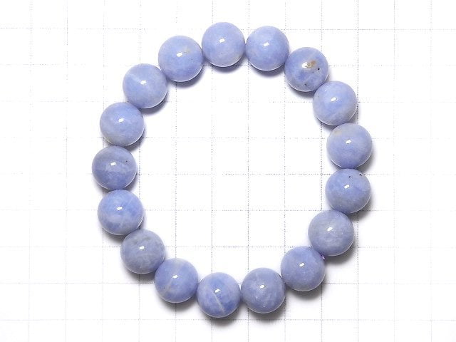 [Video][One of a kind] Hackmanite Round 12mm Bracelet NO.124