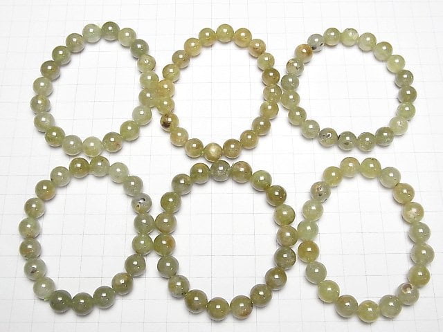 [Video] Green Garnet AA+ Round 10mm Bracelet