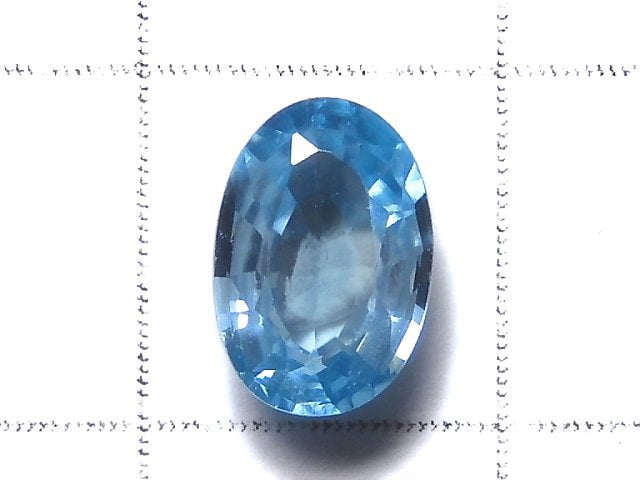 [Video][One of a kind] High Quality Natural Blue Zircon AAA- Loose stone Faceted 1pc NO.109