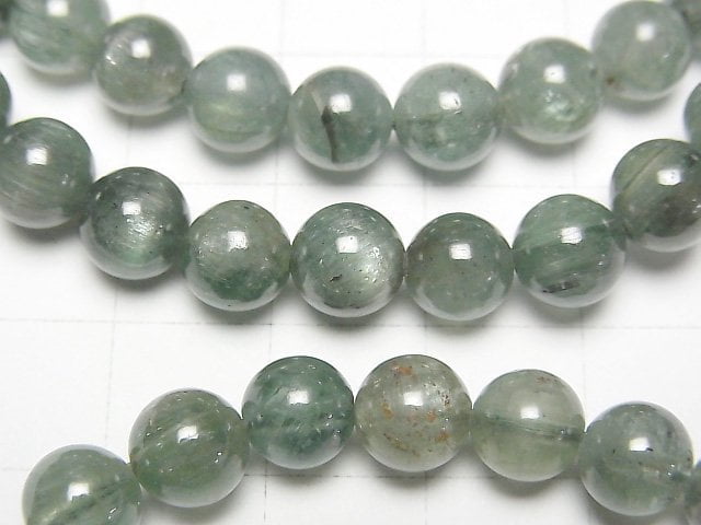 [Video] Green Kyanite AAA Round 7mm [Dark color] Bracelet