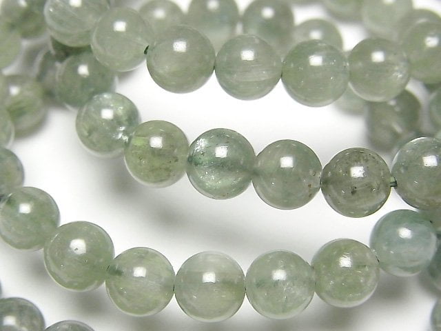 [Video] Green Kyanite AAA Round 7mm [Light color] Bracelet