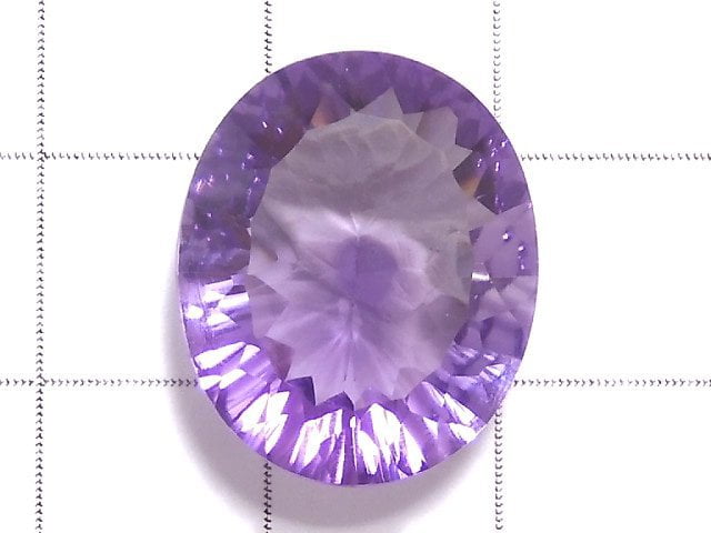 [Video][One of a kind] High Quality Amethyst AAA Laser Cut Loose Stone 1pc NO.1