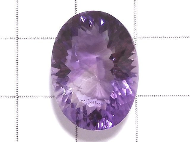 [Video][One of a kind] High Quality Amethyst AAA Laser Cut Loose Stone 1pc NO.2