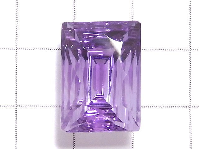 [Video][One of a kind] High Quality Amethyst AAA Laser Cut Loose Stone 1pc NO.4