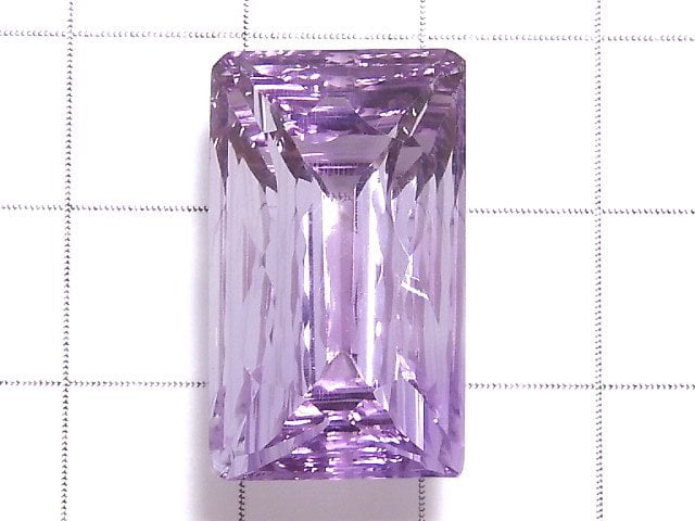 [Video][One of a kind] High Quality Amethyst AAA Laser Cut Loose Stone 1pc NO.15