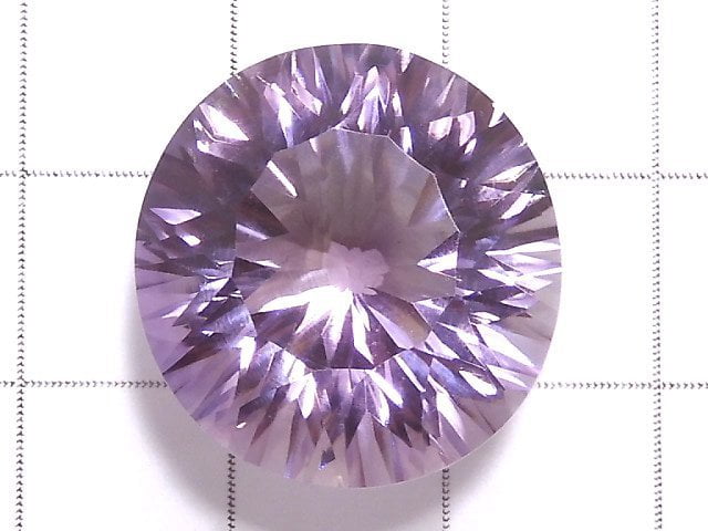 [Video][One of a kind] High Quality Amethyst AAA Laser Cut Loose Stone 1pc NO.16