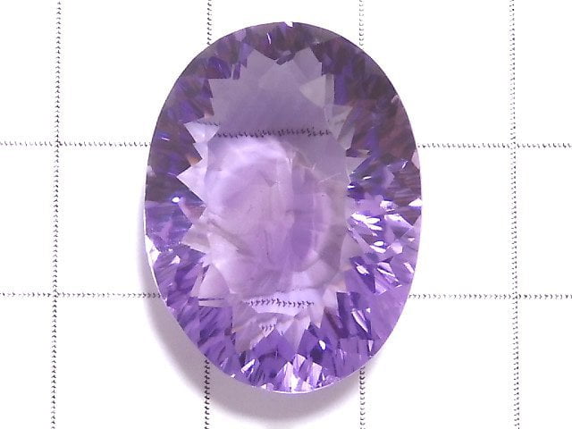 [Video][One of a kind] High Quality Amethyst AAA Laser Cut Loose Stone 1pc NO.20