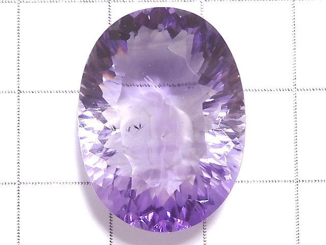 [Video][One of a kind] High Quality Amethyst AAA- Laser cut Loose stone 1pc NO.21