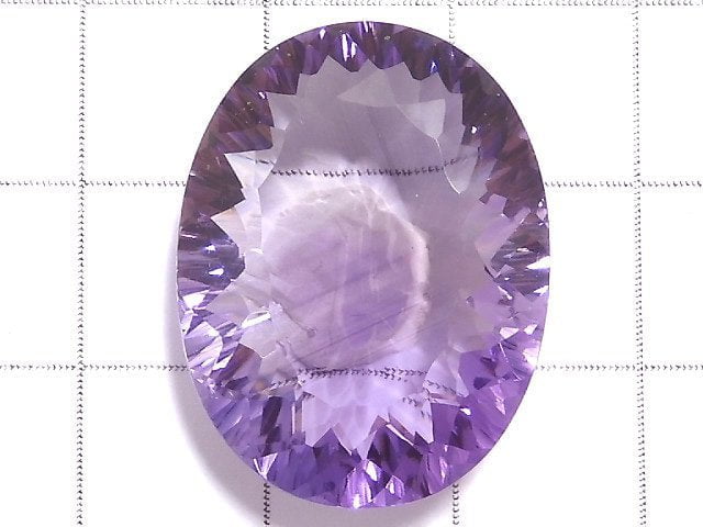 [Video][One of a kind] High Quality Amethyst AAA- Laser cut Loose stone 1pc NO.26