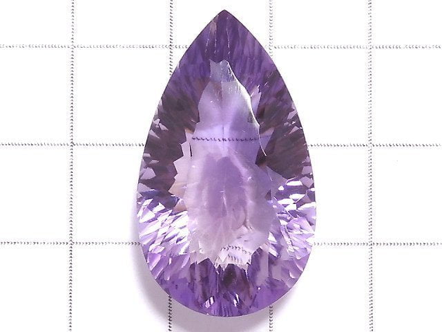 [Video][One of a kind] High Quality Amethyst AAA Laser Cut Loose Stone 1pc NO.29