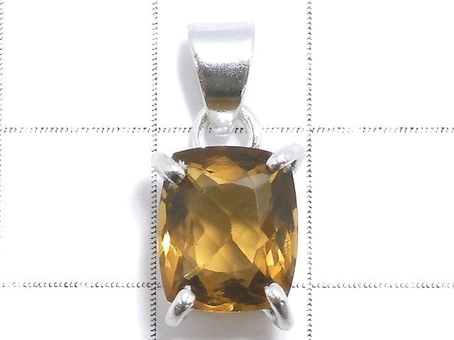 [Video][One of a kind] High Quality Beer Crystal Quartz AAA Pendant Silver925 NO.1