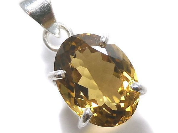 [Video][One of a kind] High Quality Beer Crystal Quartz AAA Pendant Silver925 NO.4