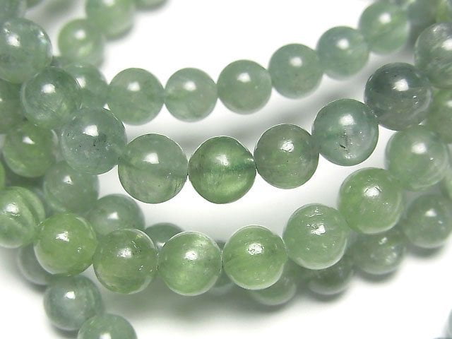 [Video] Green Kyanite AAA- Round 6mm Bracelet